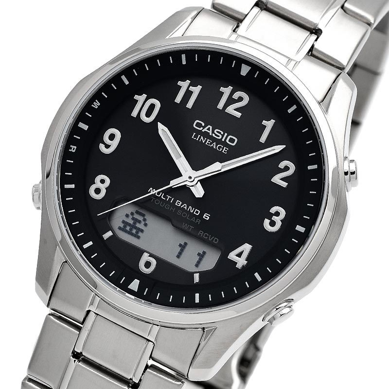 CASIO LINEAGE LCW-M100TSE-1A2JF Black Titanium Solar Men's Watch