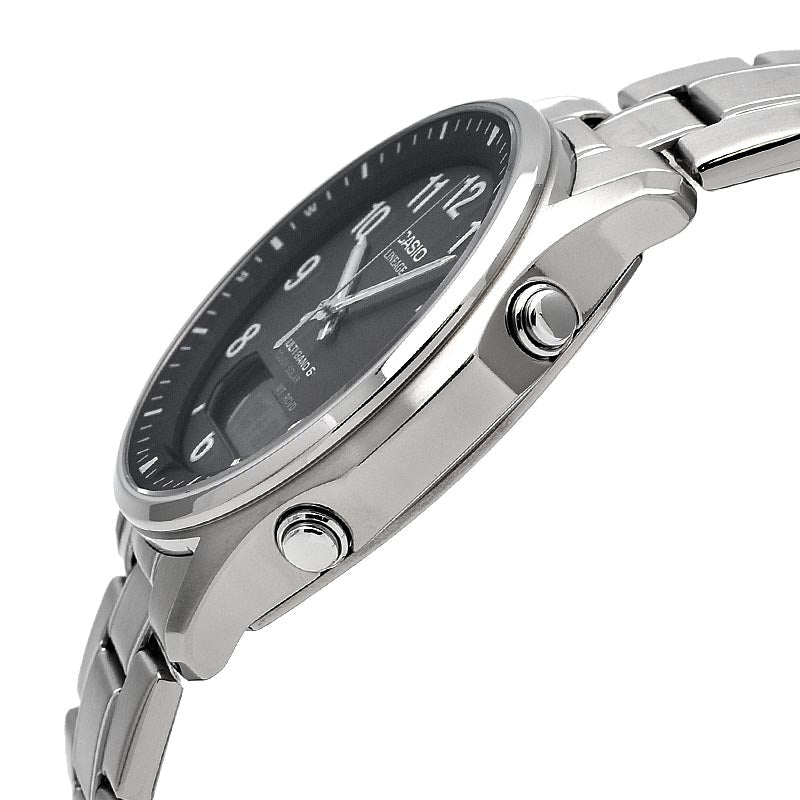 CASIO LINEAGE LCW-M100TSE-1A2JF Black Titanium Solar Men's Watch