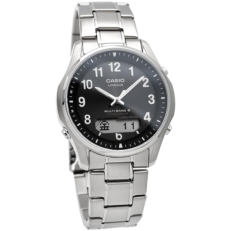 CASIO LINEAGE LCW-M100TSE-1A2JF Black Titanium Solar Men's Watch