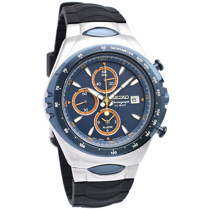 SEIKO GIUGIARO Design Mackina Sportiva SNAF85PC Blue Men's Watch クオーツ(電池式)