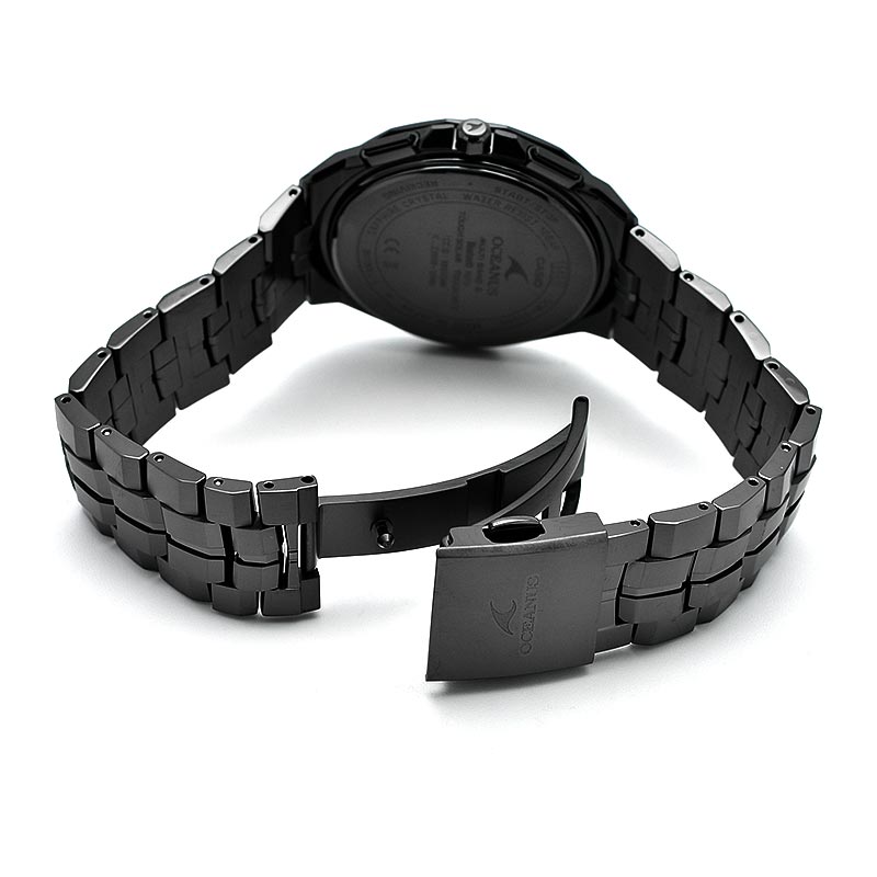 CASIO OCEANUS Manta OCW-S5000B-1AJF Black Solar Radio-Controlled Titanium Men's Watch product image