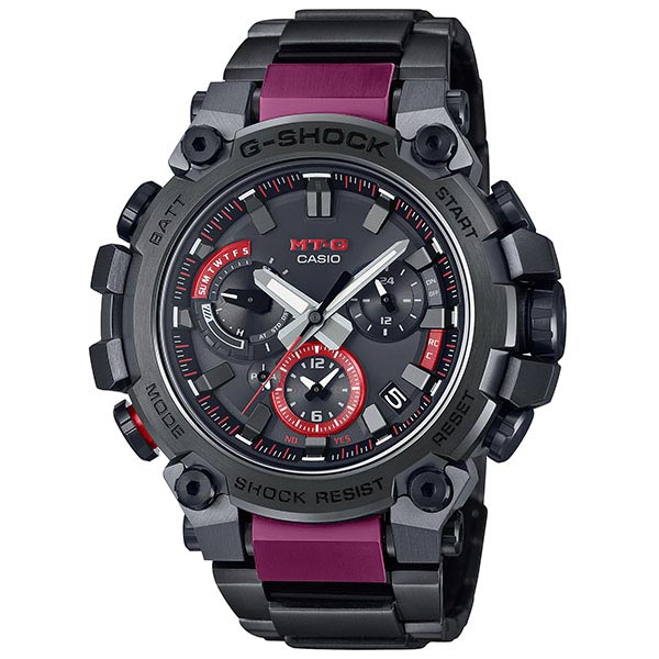 CASIO G-SHOCK MT-G MTG-B3000BD-1AJF Black Purple Bluetooth Men Watch