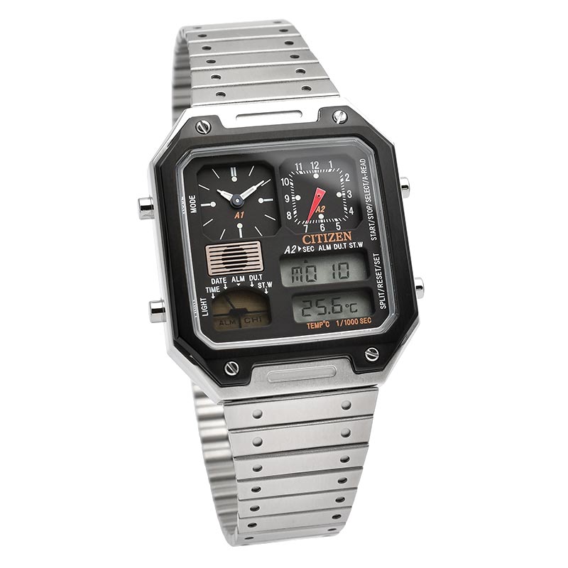 CITIZEN COLLECTION RECORD LABEL THERMO SENSOR JG2126-69E Unisex Watch