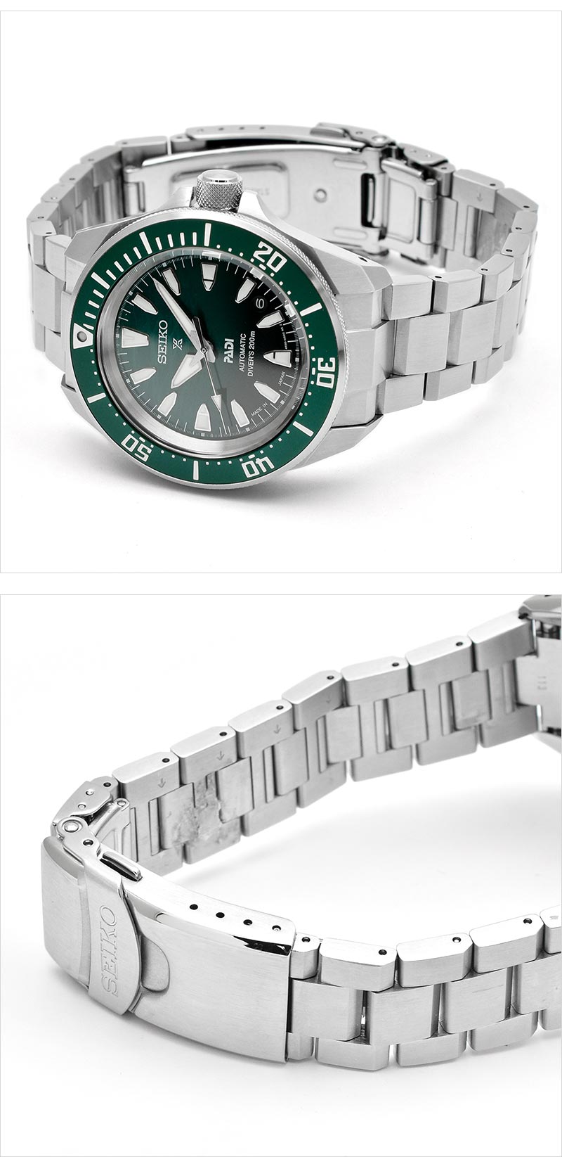 SEIKO Prospex Samurai PADI SBDY135 Green Men's Watch