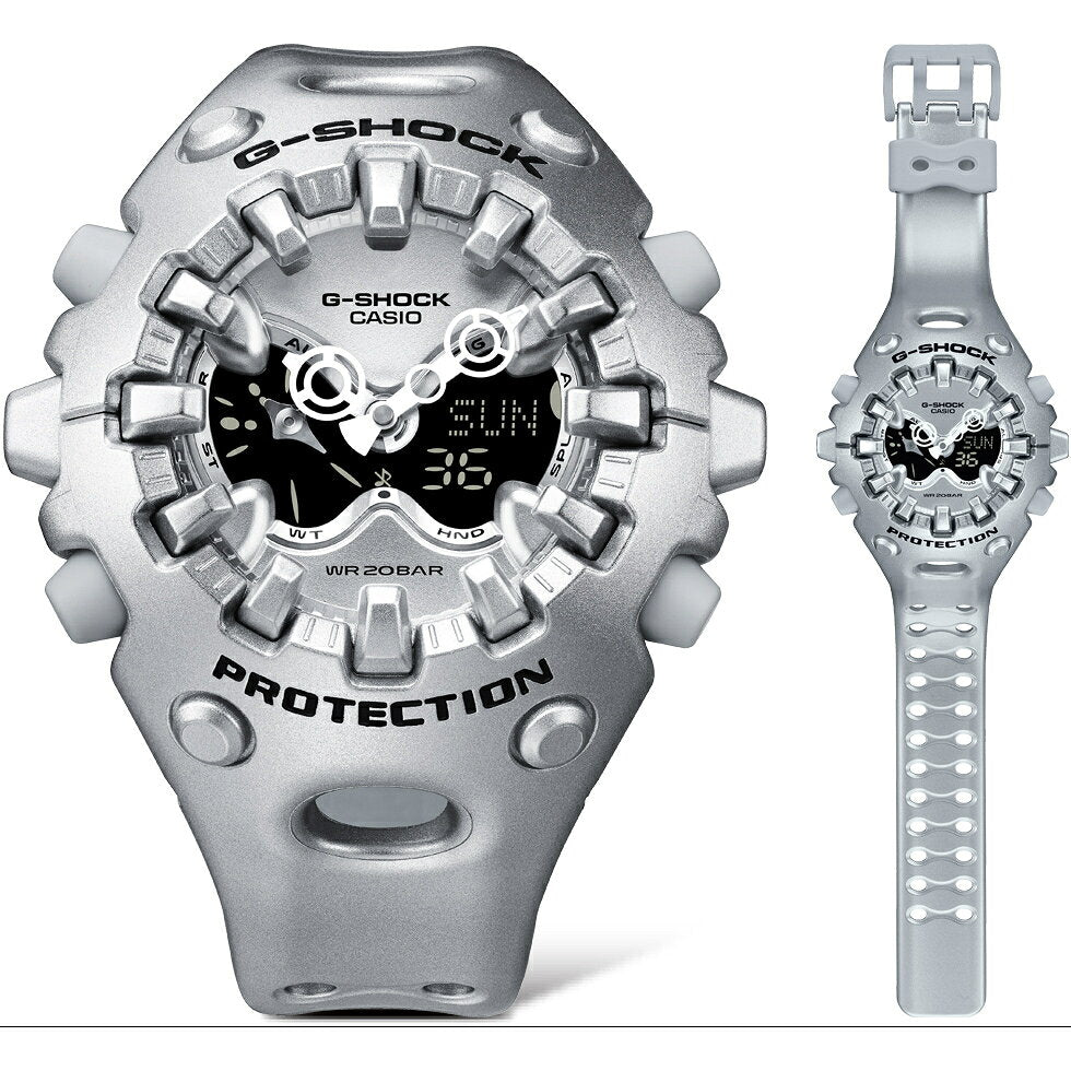 CASIO G-SHOCK GA-V01A-8AJF Silver Quartz Analog-Digital Men's Watch