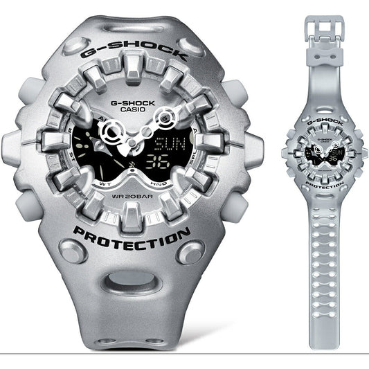 CASIO G-SHOCK GA-V01A-8AJF Silver Quartz Analog-Digital Men's Watch