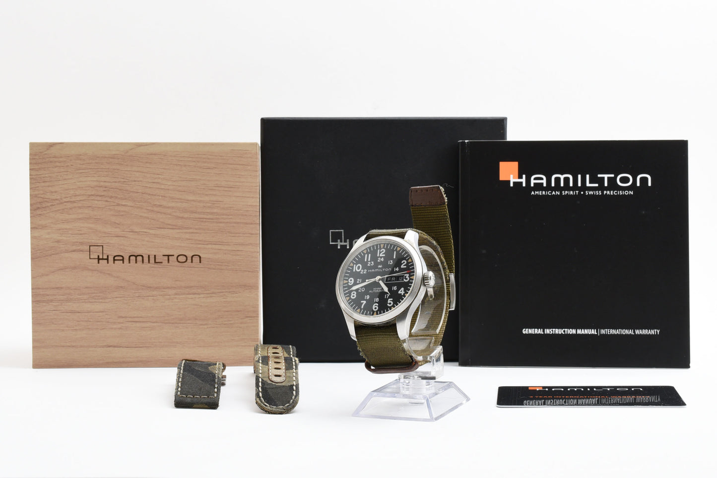 HAMILTON KAHKI FIELD H705350 Day Date