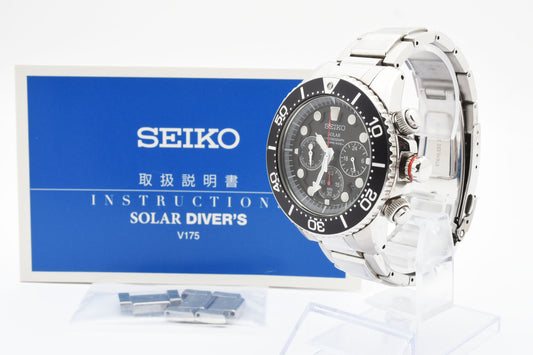 SEIKO PROSPEX V175-0AD0 Solar Chronograph