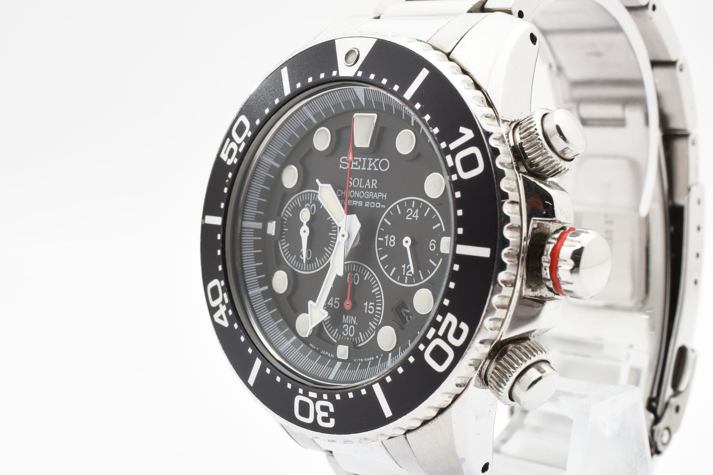 SEIKO PROSPEX V175-0AD0 Solar Chronograph
