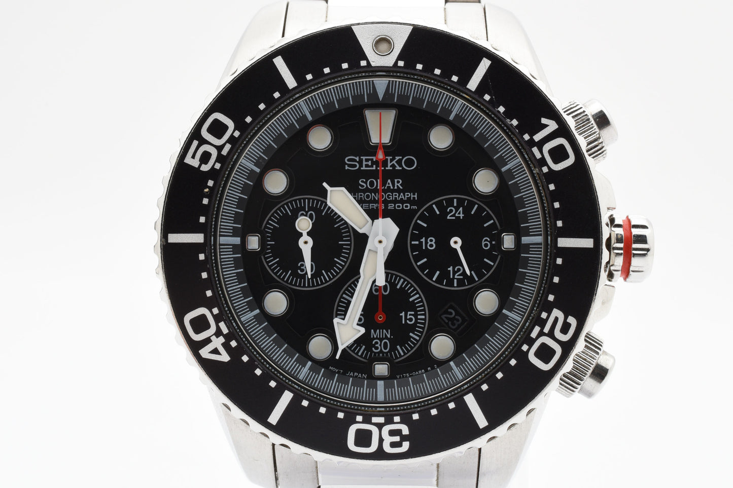 SEIKO PROSPEX V175-0AD0 Solar Chronograph