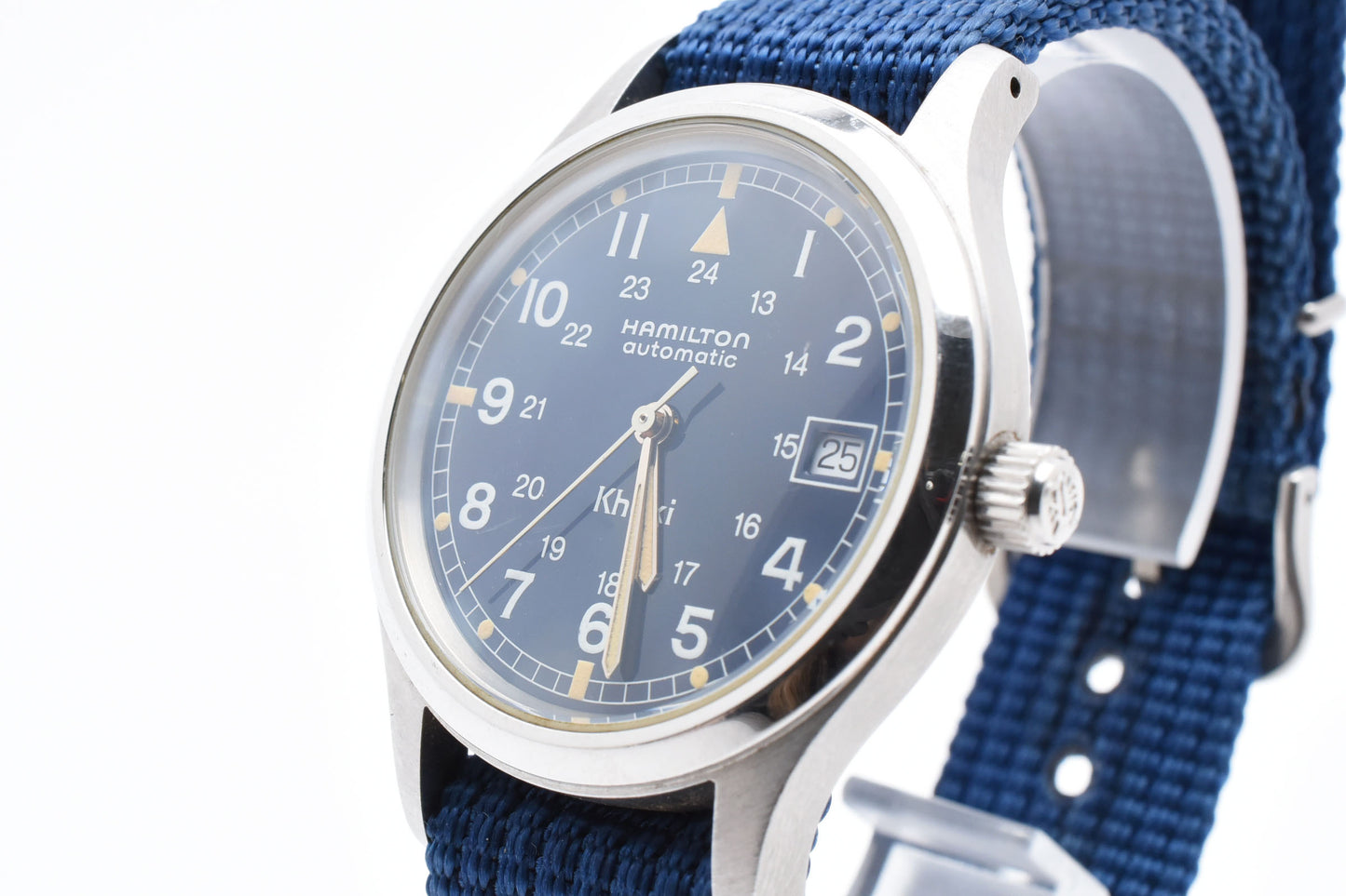 Hamilton Khaki 9721A Blue Dial Automatic