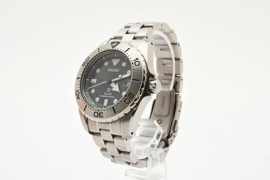 SEIKO Prospex V147-0AW0 Diver Black Dial Solar