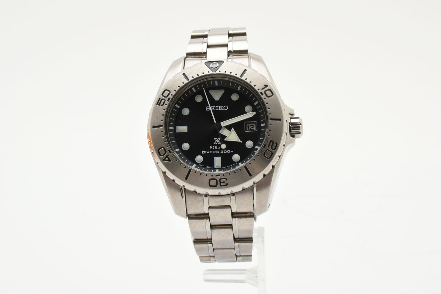 SEIKO Prospex V147-0AW0 Diver Black Dial Solar