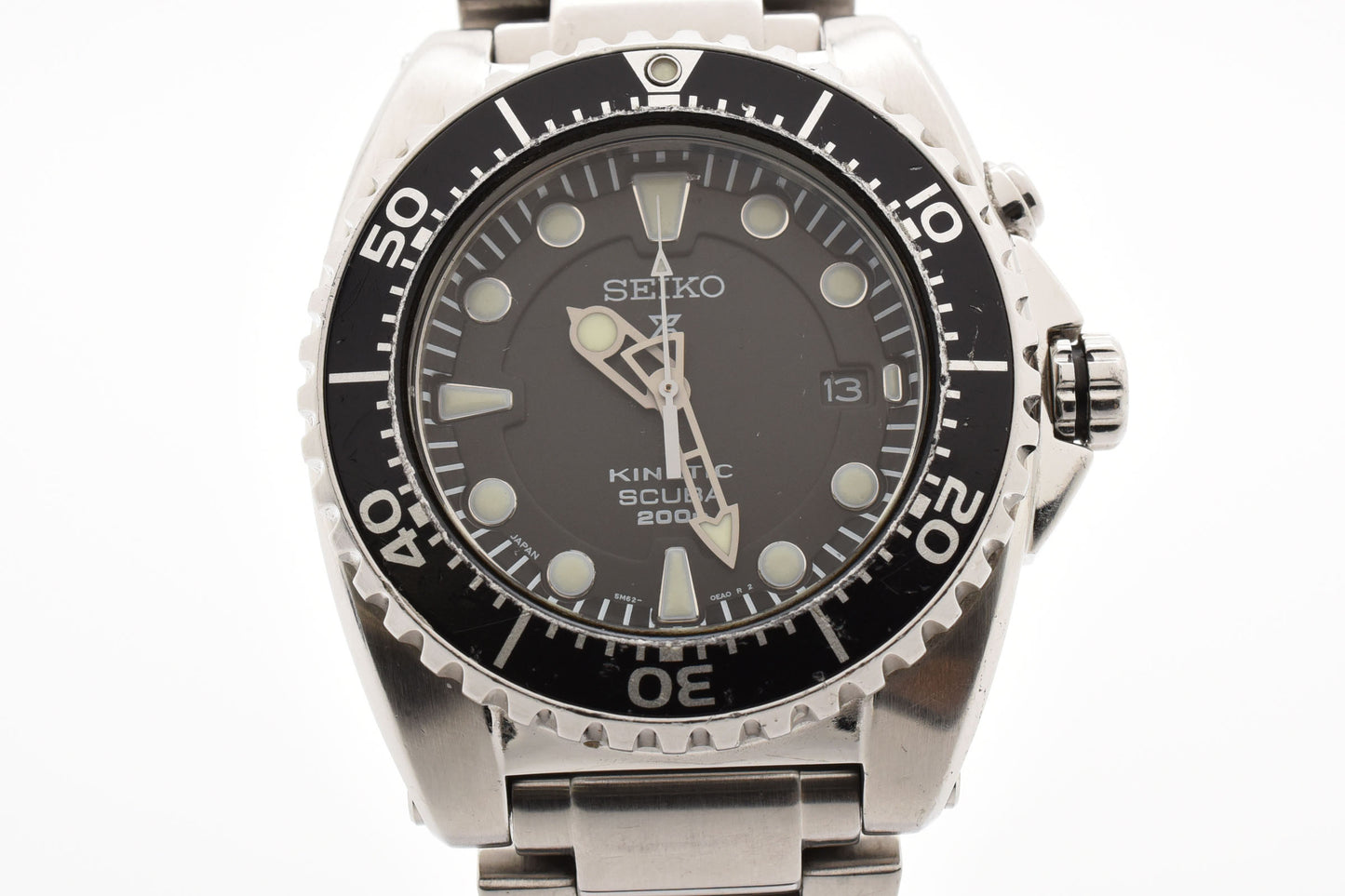 SEIKO 5M62-0BL0 KINETIC Divers SCUBA