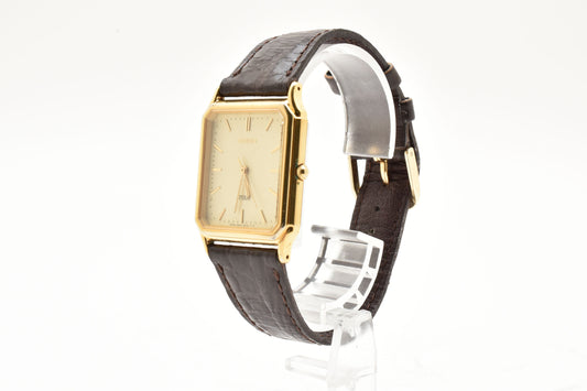 SEIKO Spirit 5E31-5B60 Gold Tank Square Quartz