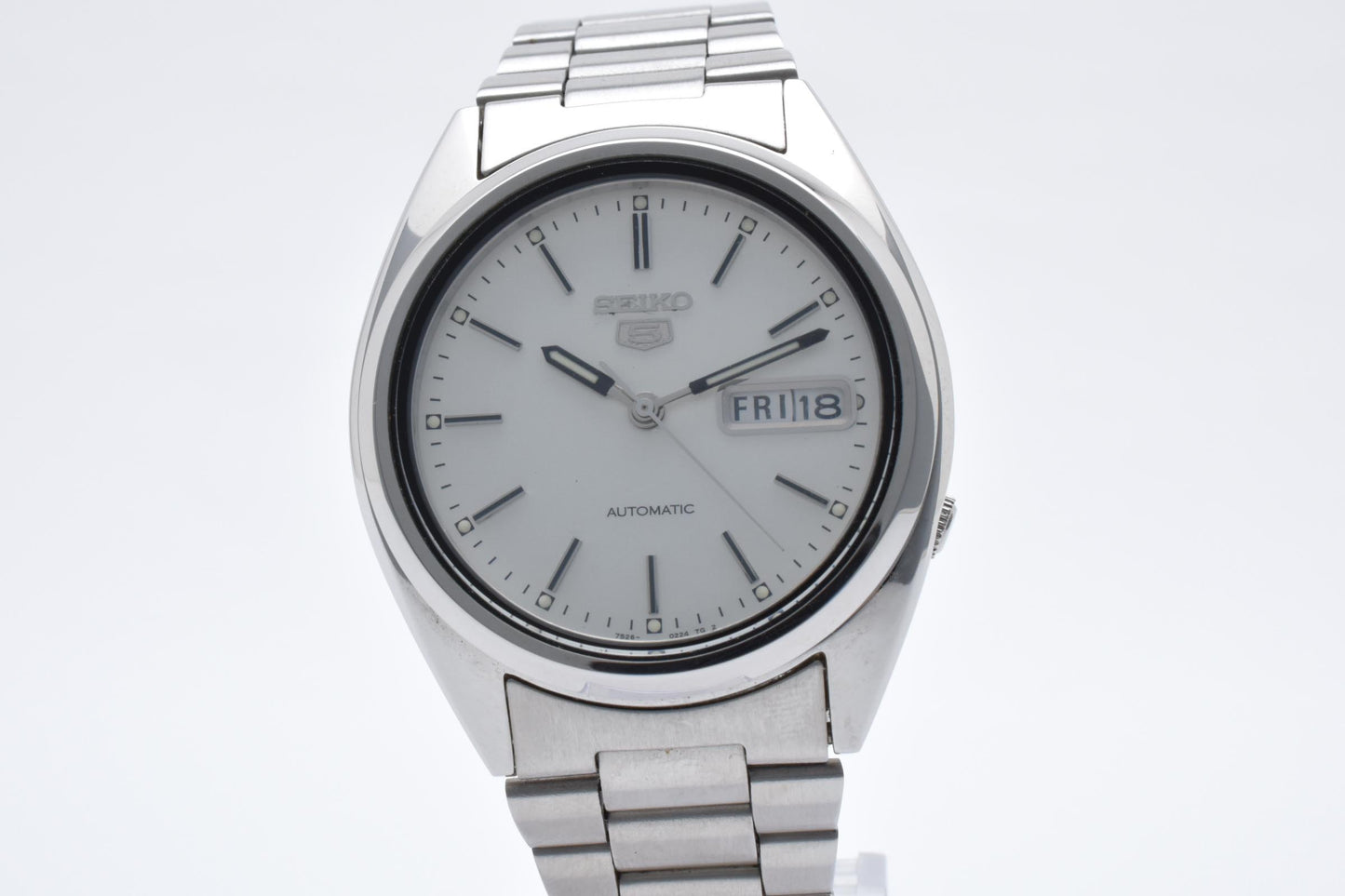 SEIKO 5 7S26-0480 Silver Dial Automatic