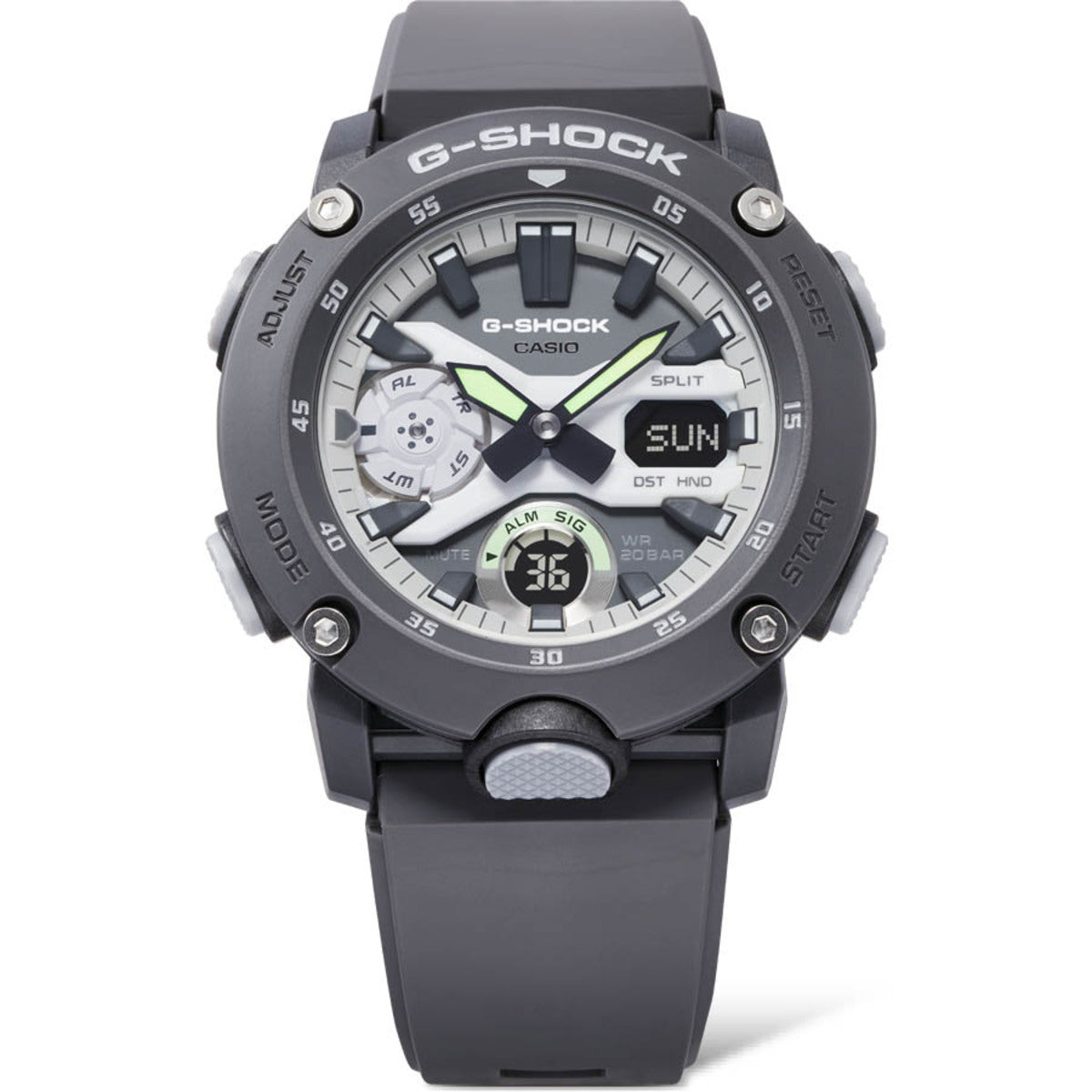 CASIO G-SHOCK GA-2000HD-8AJF Gray Hidden Glow Men's Watch