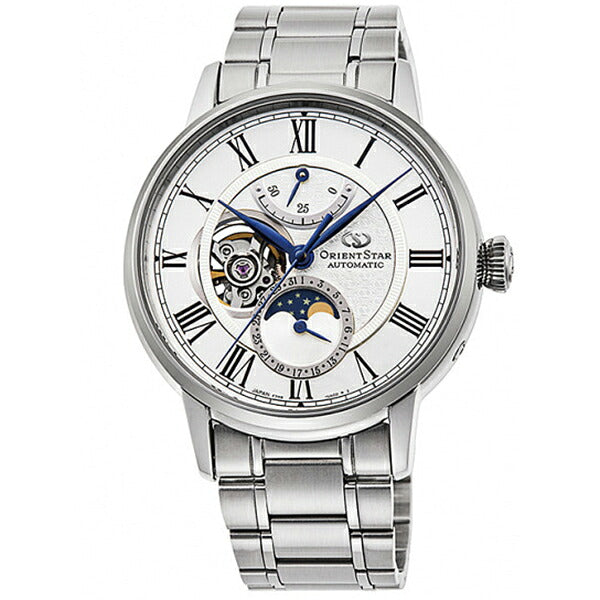 ORIENT STAR M45 RK-AY0102S White Automatic Moon Phase Men's Watch product image