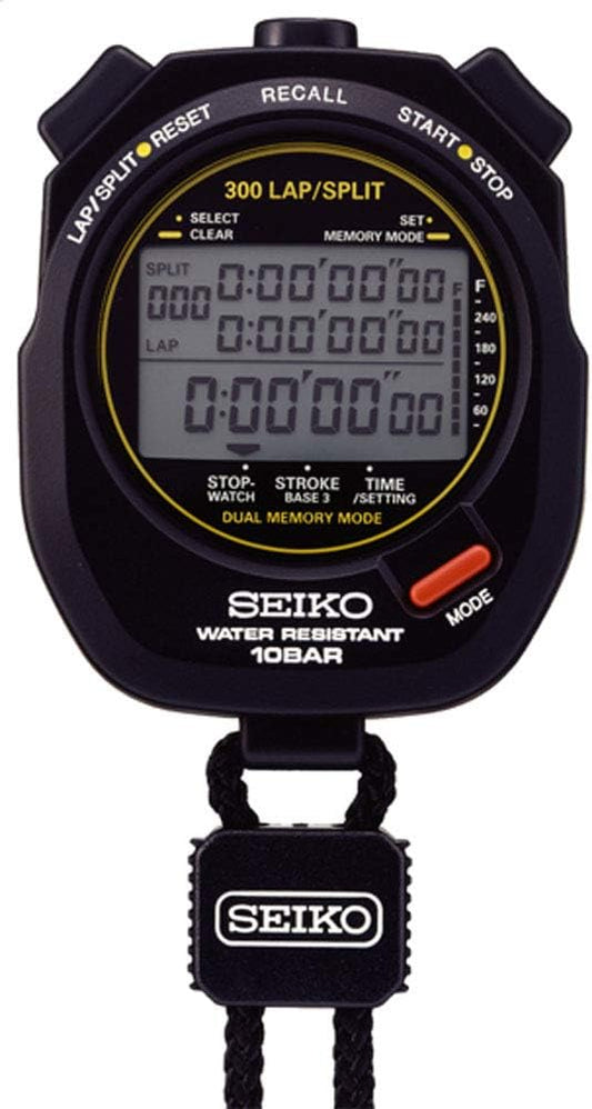SEIKO Stopwatch Swimming Master Black SVAS009