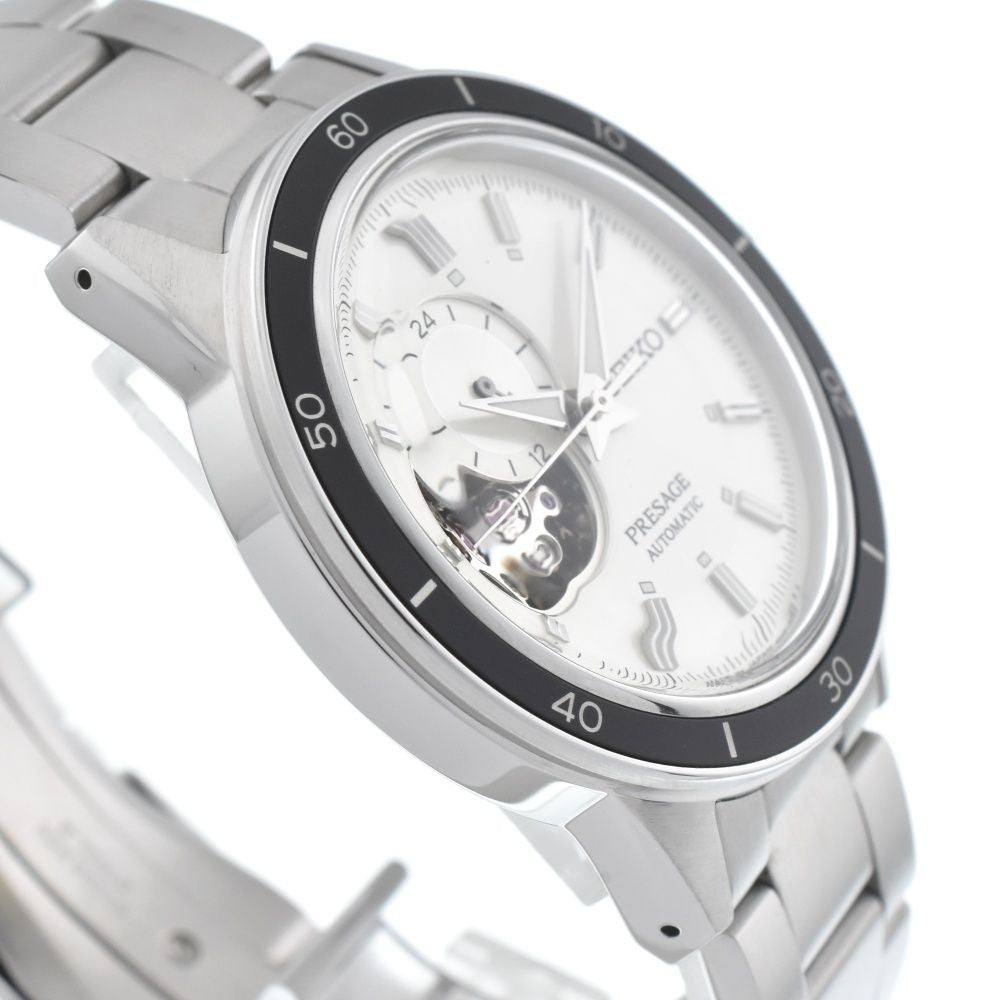 SEIKO Presage SARY189 black bezel ivory dial - photo 4