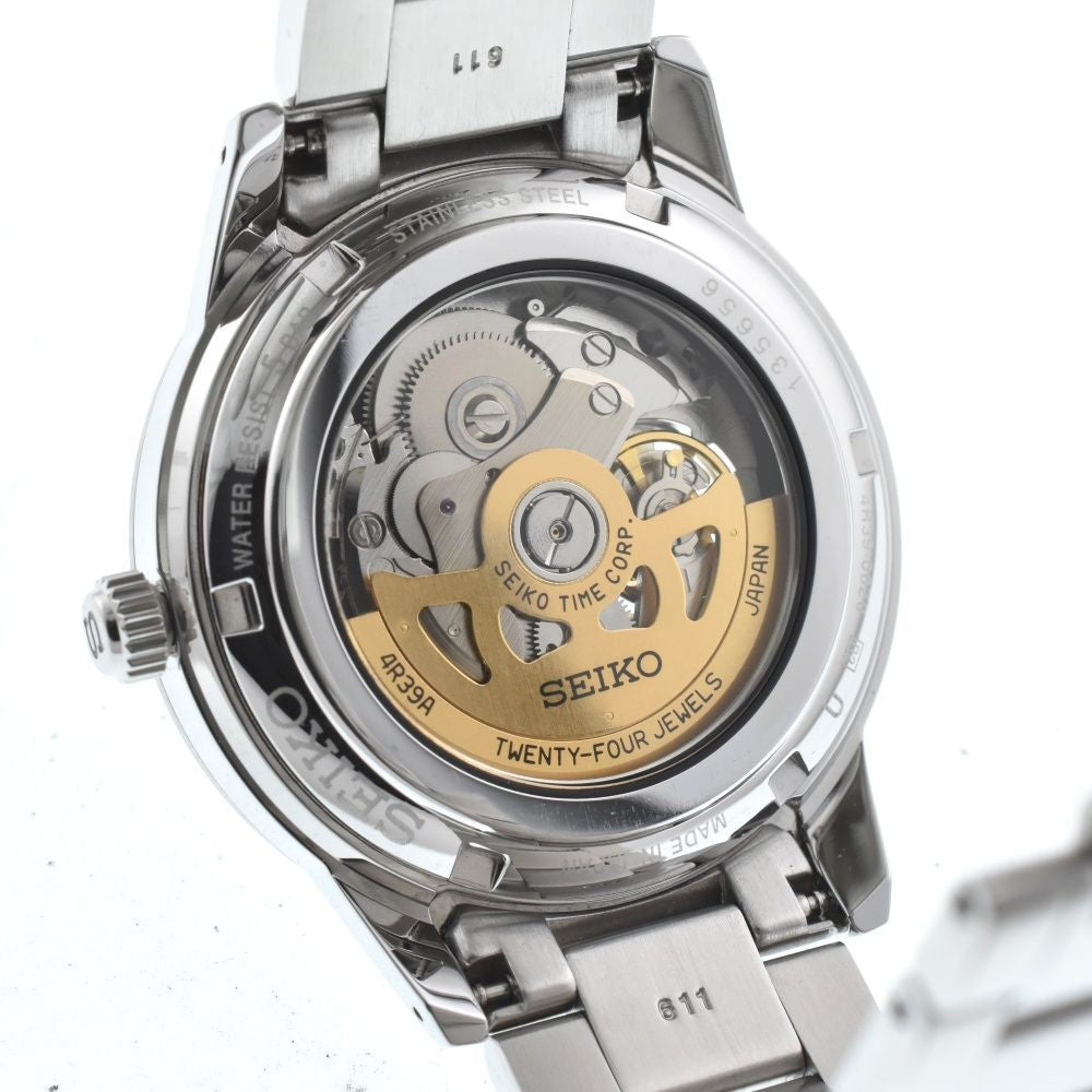 SEIKO Presage SARY189 black bezel ivory dial - photo 6