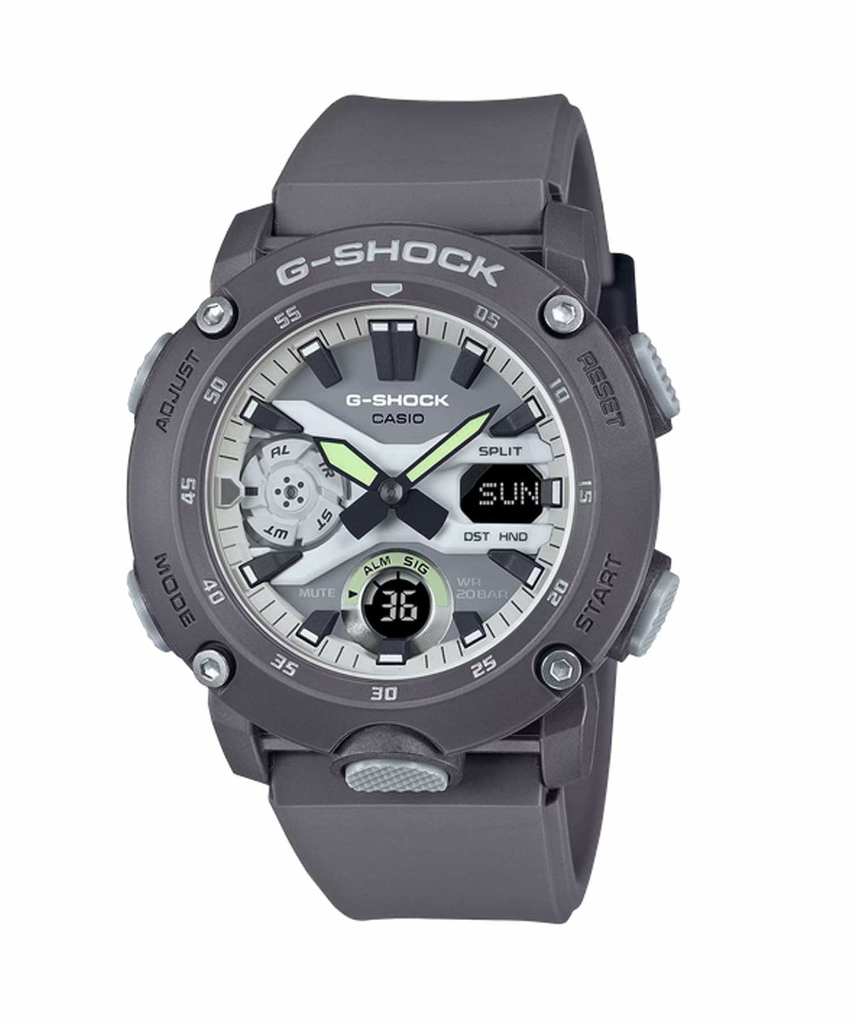 CASIO G-SHOCK GA-2000HD-8AJF Gray Hidden Glow Men's Watch