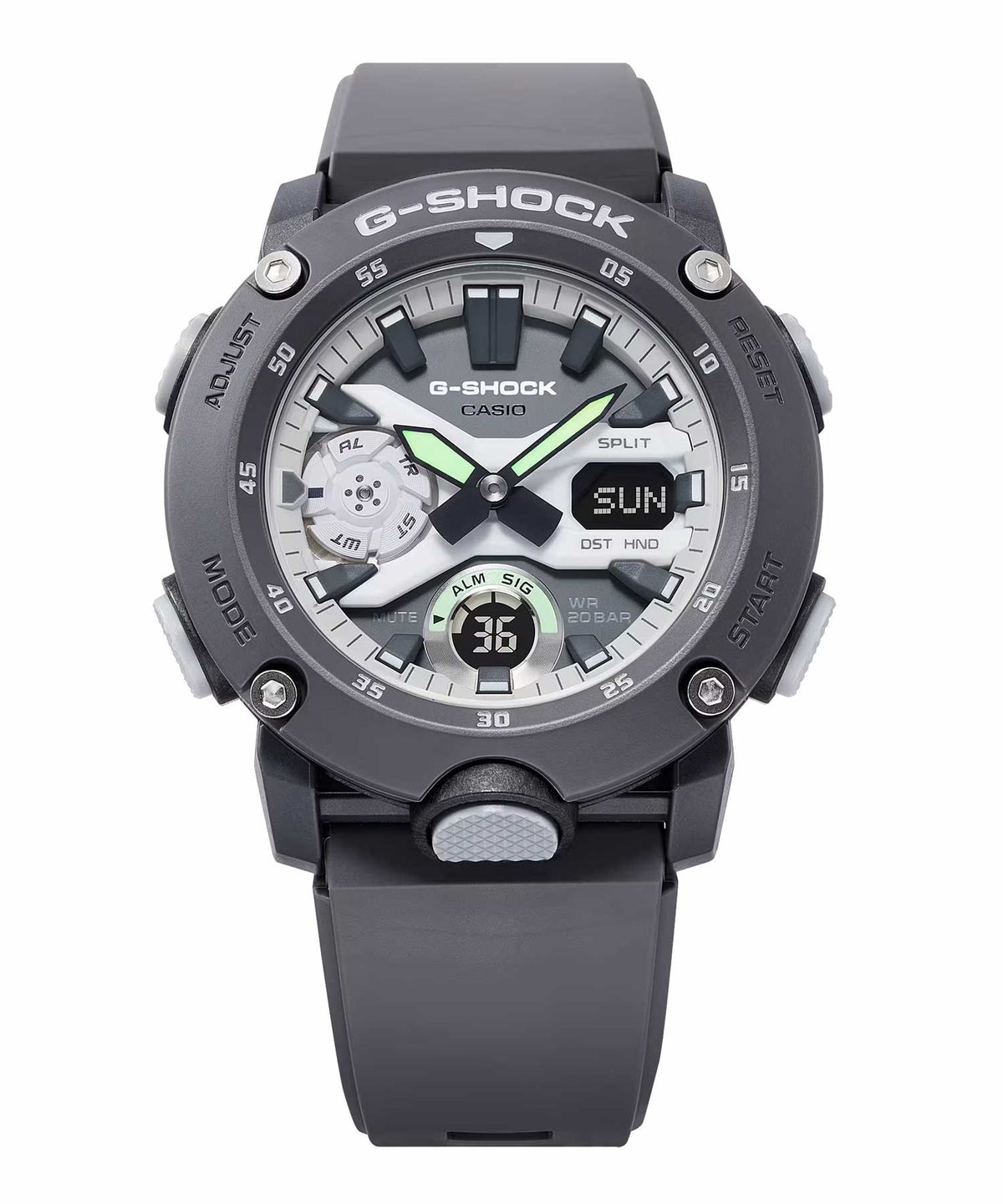 CASIO G-SHOCK GA-2000HD-8AJF Gray Hidden Glow Men's Watch