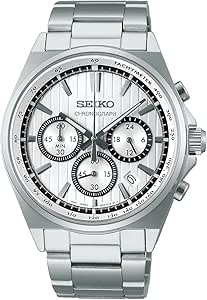 SEIKO Selection S Series SBTR031 Silver Chronograph Mens Watch