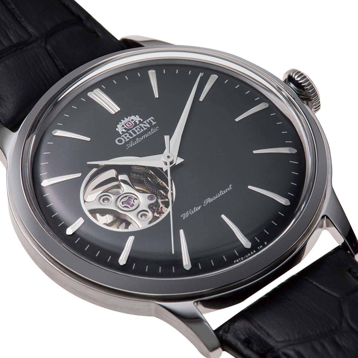 ORIENT Bambino RN-AG0007B Black Semi-Skeleton Automatic Men's Watch product image