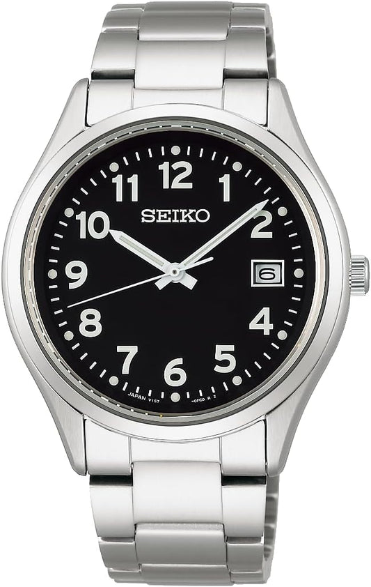SEIKO Selection SBPX155 Black Solar Sapphire Men's Watch