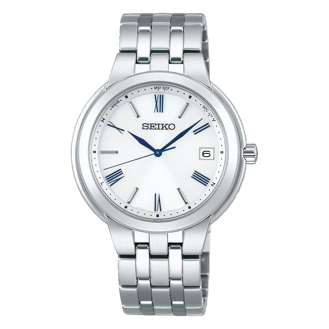 SEIKO Selection SBTM281 White Solar Radio Men's Watch