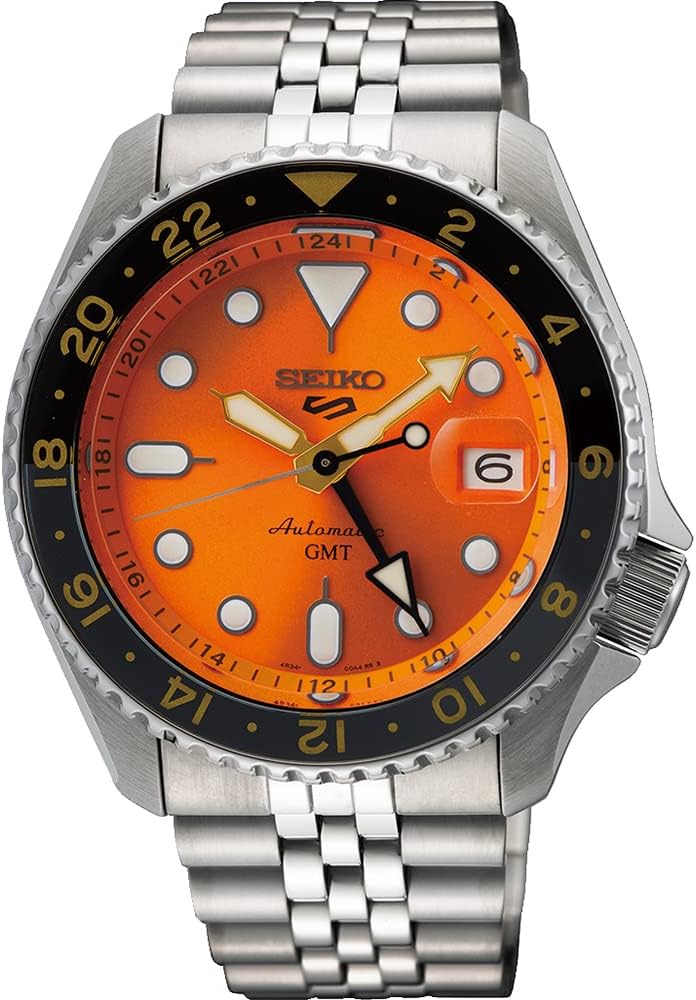 SEIKO 5 SPORTS SKX Sports Style GMT SSK005KC Orange Men's Watch