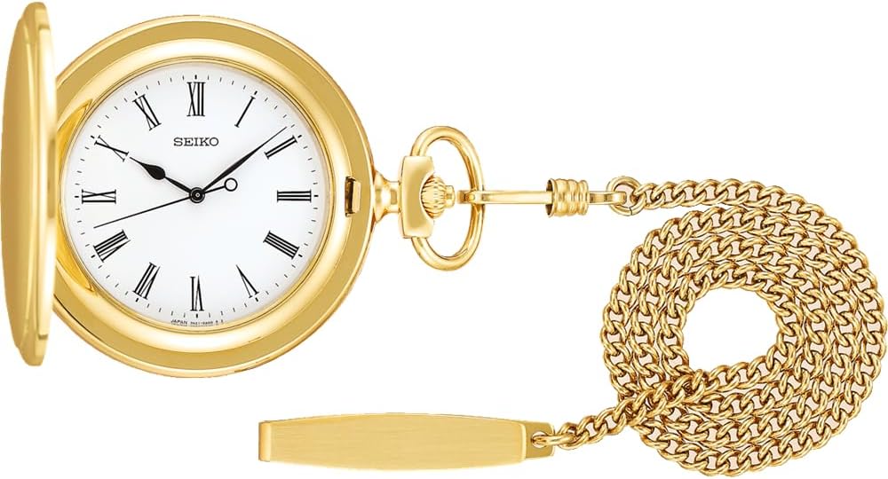SEIKO pocket watch SAPQ008 White Roman numeral notation Men's Watch
