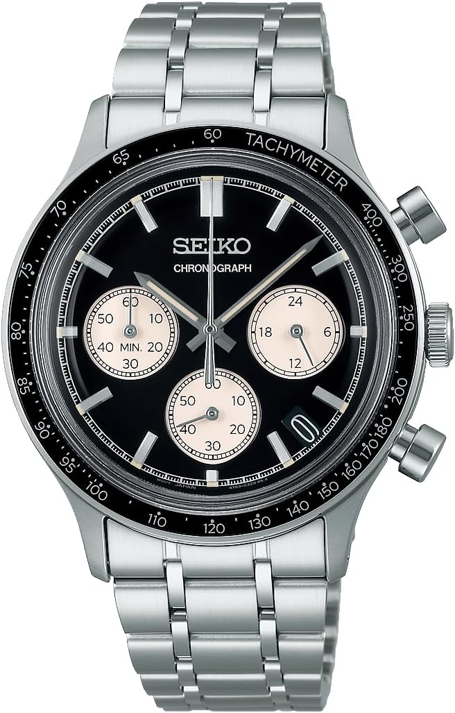 SEIKO Selection SBTR055 Black Chronograph Men's Watch