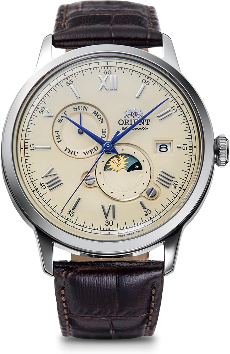 ORIENT SUN & MOON RN-AK0803Y Ivory Automatic Mechanical Men's Watch