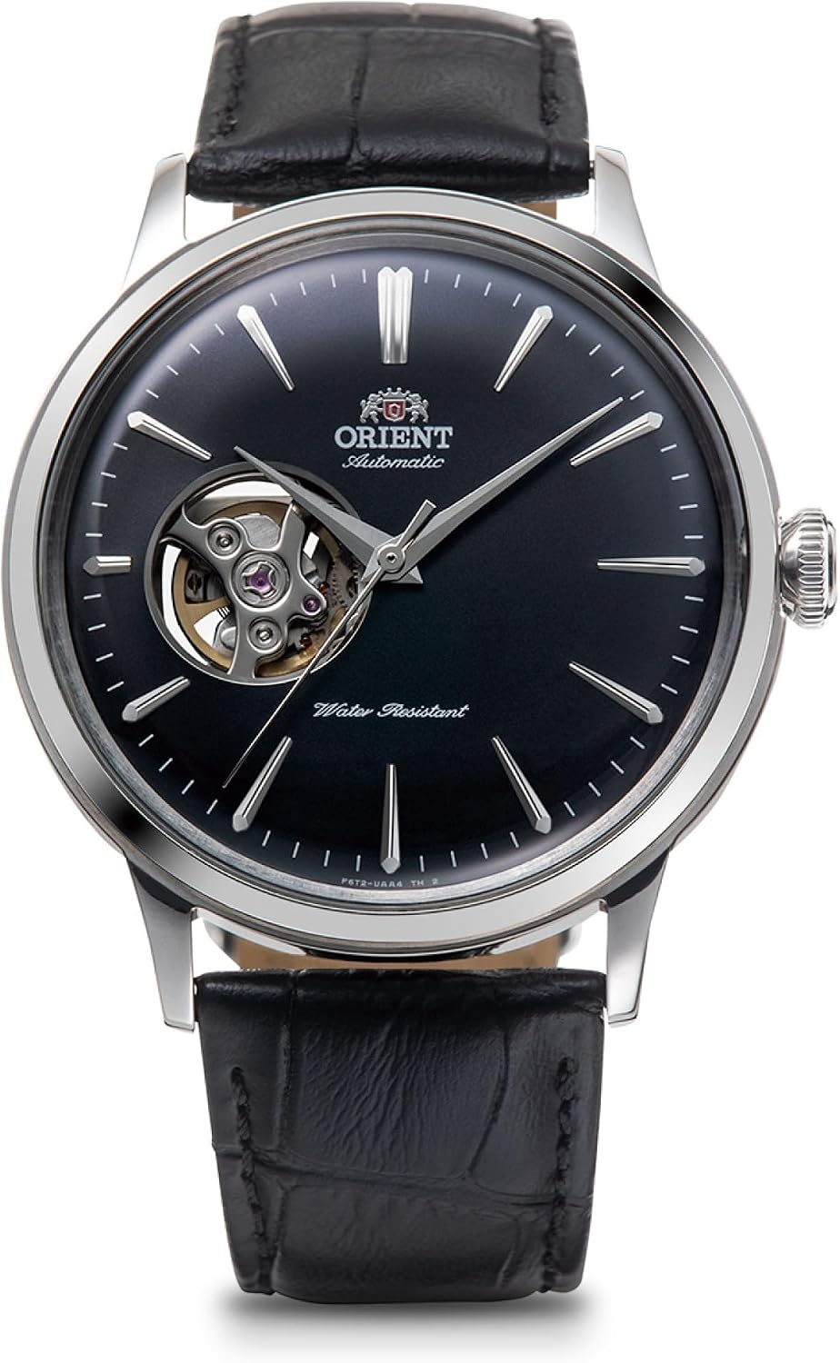 ORIENT Bambino RN-AG0007B Black Semi-Skeleton Automatic Men's Watch product image