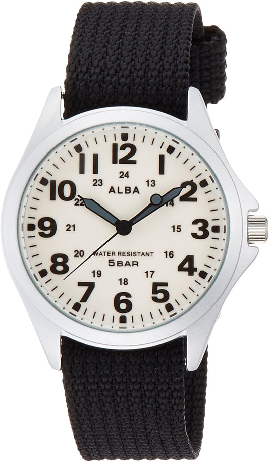 SEIKO ALBA Quartz AQPK401 White Men's Watch