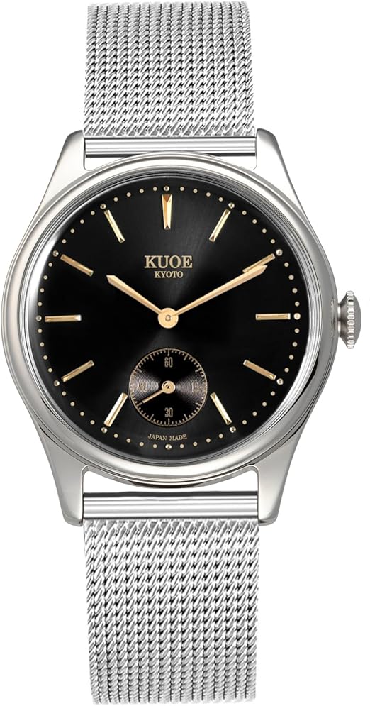 KUOE KYOTO Classic Antique Watch 35mm Silver Bracelet Type Band