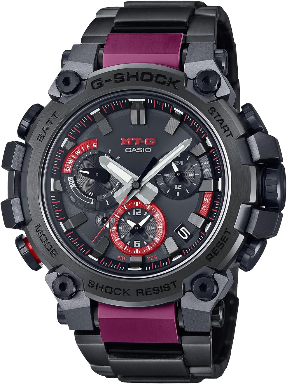 CASIO G-SHOCK MT-G MTG-B3000BD-1AJF Black Purple Bluetooth Men Watch