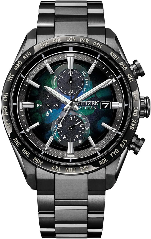 CITIZEN ATTESA AT8286-65E Multicolor Eco-Drive Radio Men's Watch product image