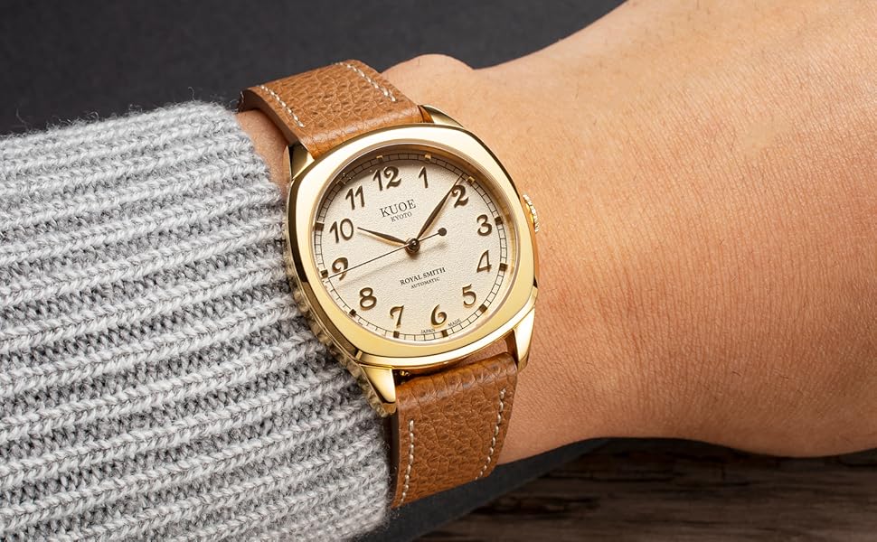KUOE KYOTO ROYAL SMITH 90-008 Automatic with Replacement Leather Strap
