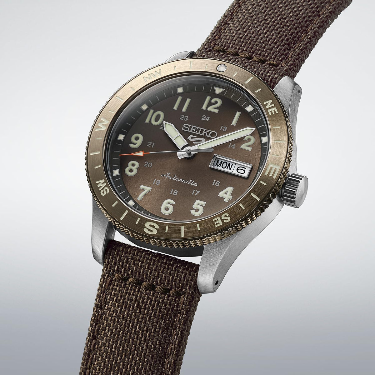 SEIKO 5 SPORTS HDB009J Brown Automatic Men's Watch