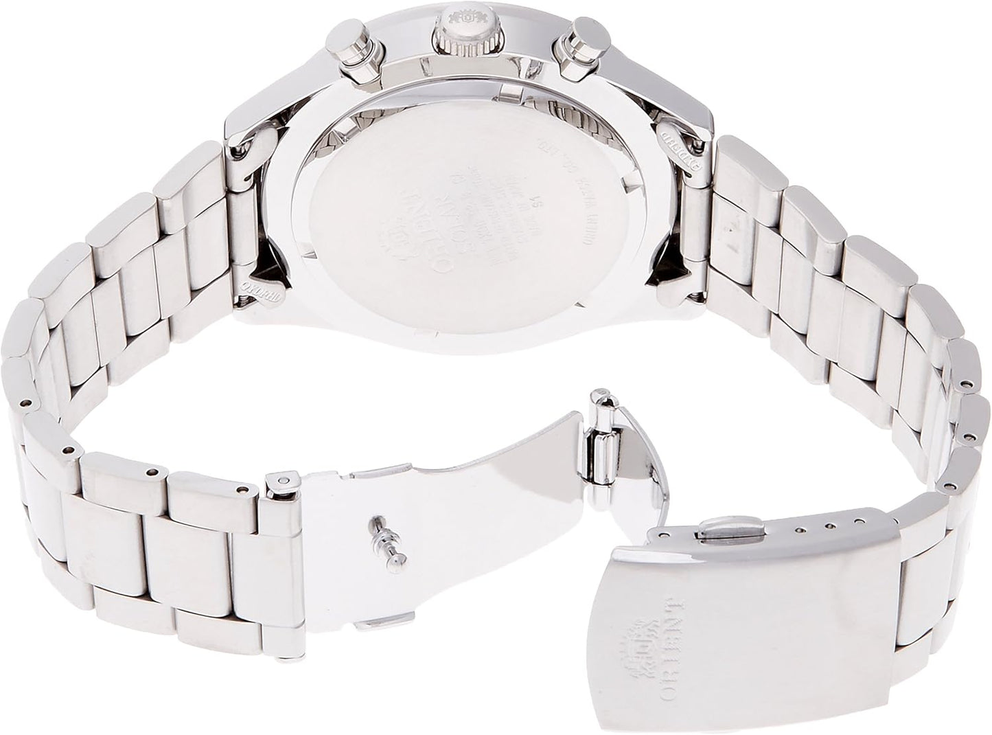 ORIENT WV0041TX Milky White SOLAR PANDA 70's Neo Seventies Men Watch