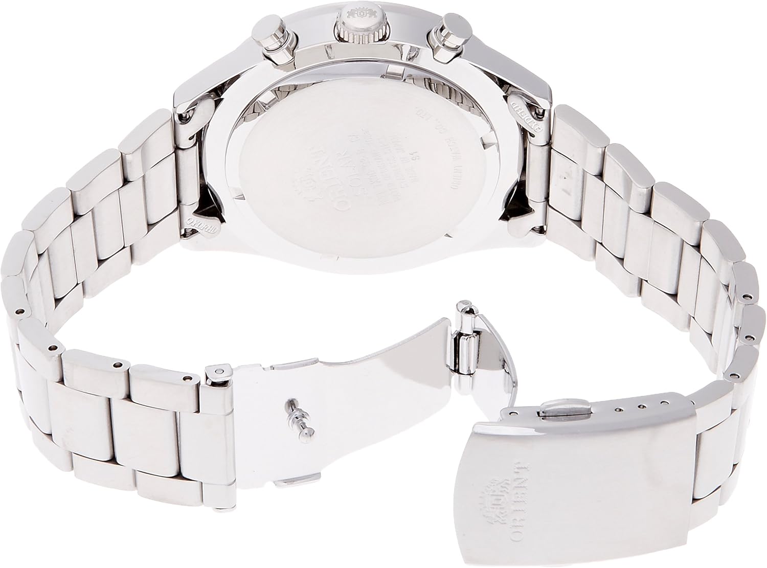 ORIENT WV0041TX Milky White SOLAR PANDA 70's Neo Seventies Men Watch