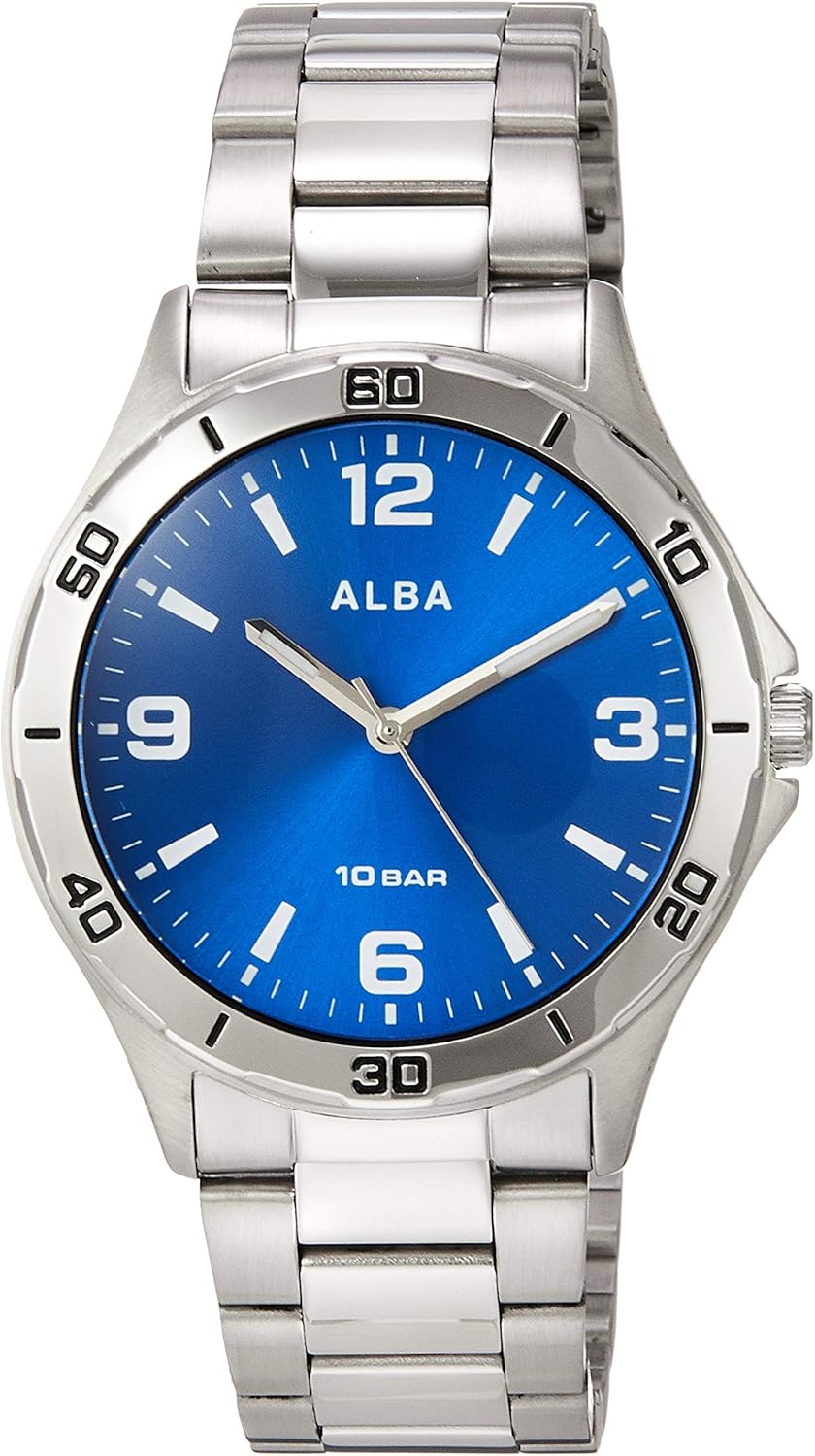 SEIKO ALBA Sports AQPK412 Blue Inorganic Glass Men's Watch