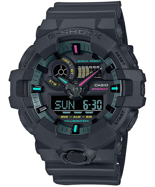 G-SHOCK GA-700MF-1AJF Black Quartz Analog Digital Men's Watch product image