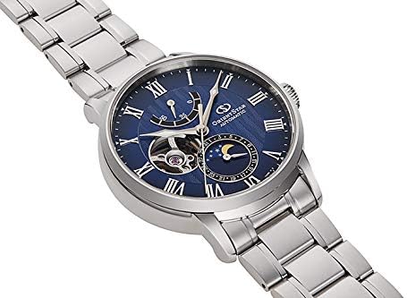 ORIENT STAR M45 RK-AY0103L Blue Automatic Moon Phase Men's Watch product image