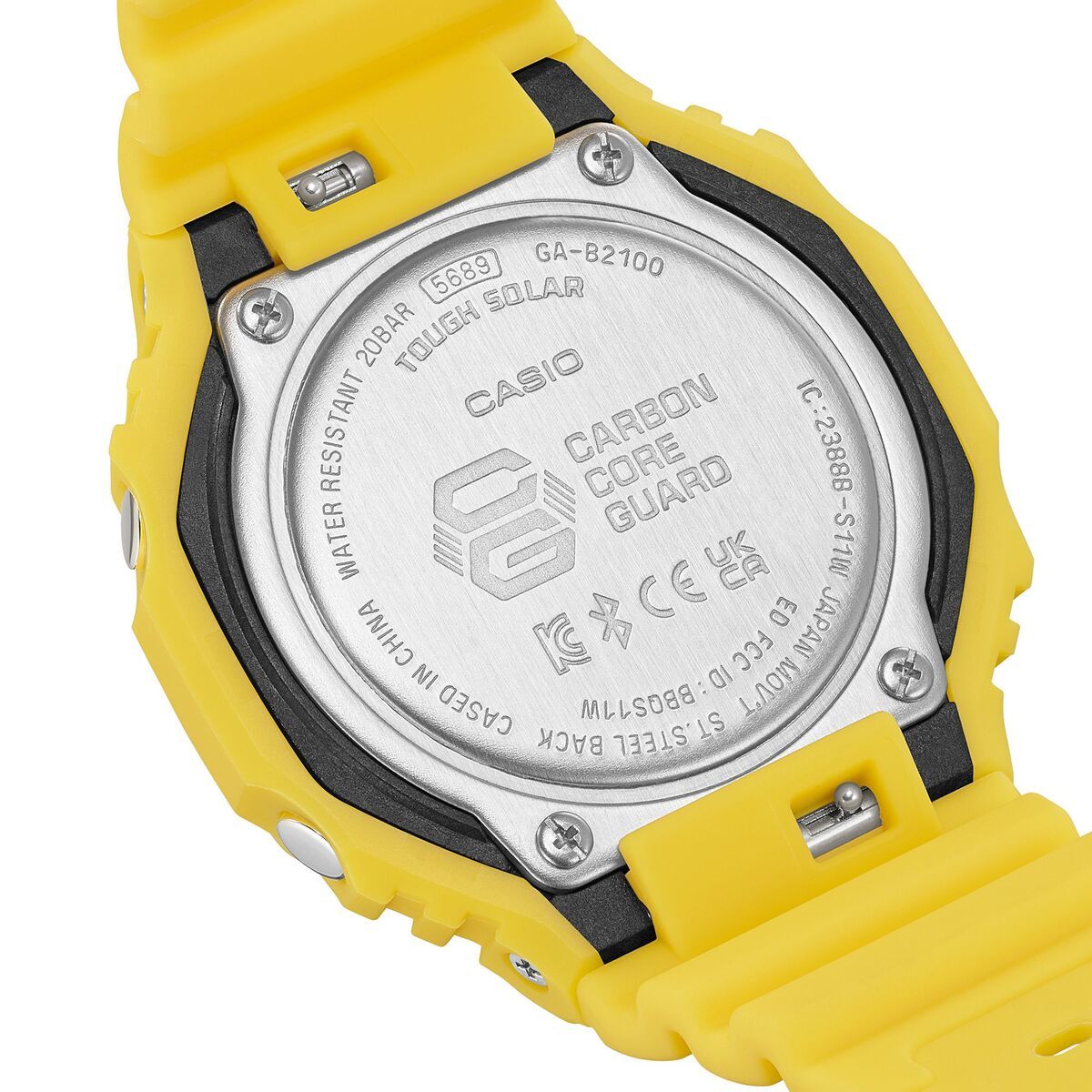 CASIO G-SHOCK GA-B2100C-9AJF Yellow Solar Bluetooth Men's Watch