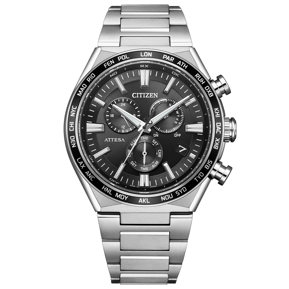 CITIZEN ATTESA ACT Line CB5966-69E Black Men's Watch