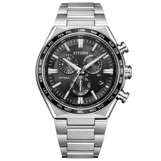 CITIZEN ATTESA ACT Line CB5966-69E Black Men's Watch